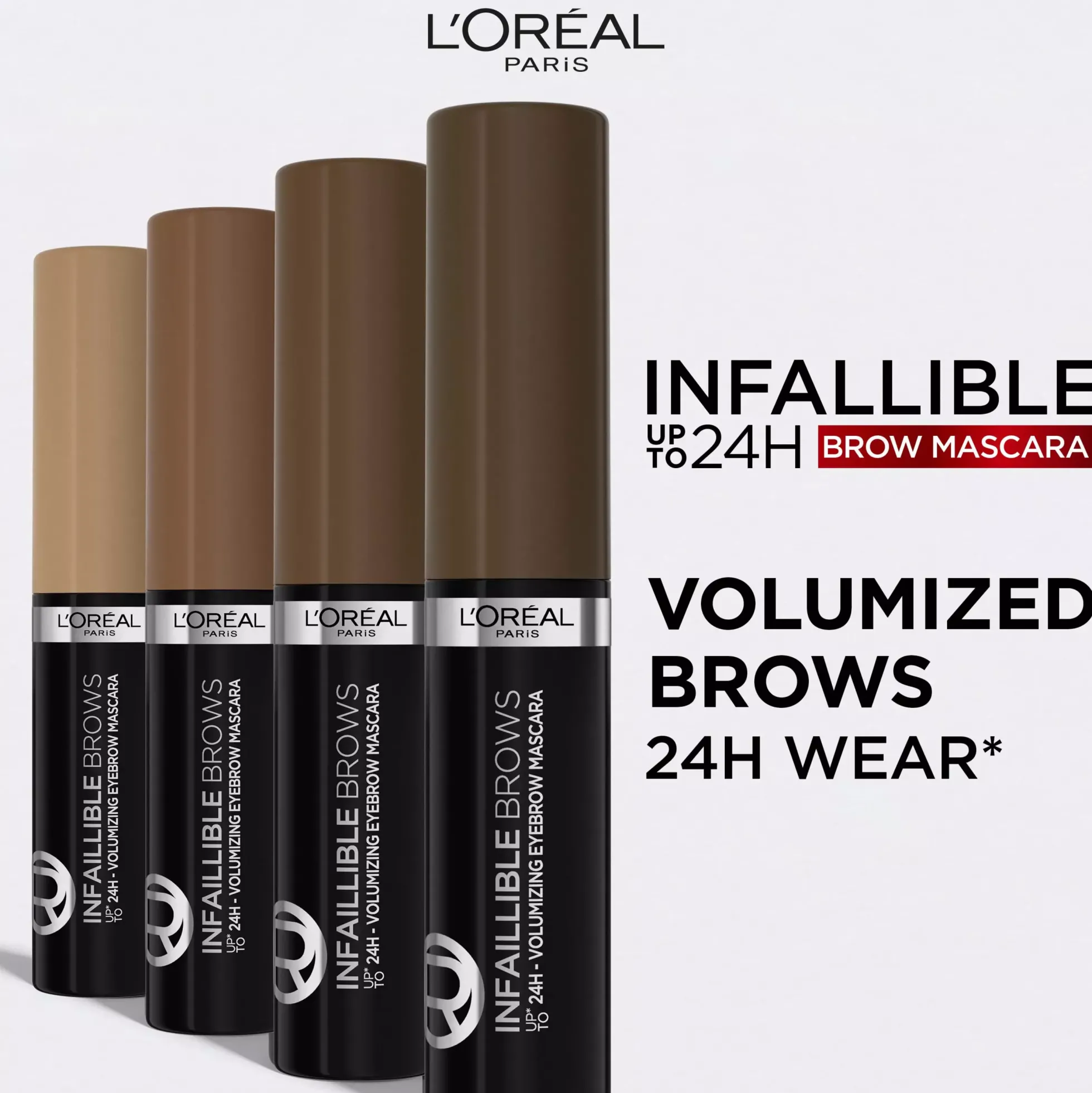 Loreal ParisInfaillible Brows 24H Volumizing Eyebrow Mascara 00 Clear