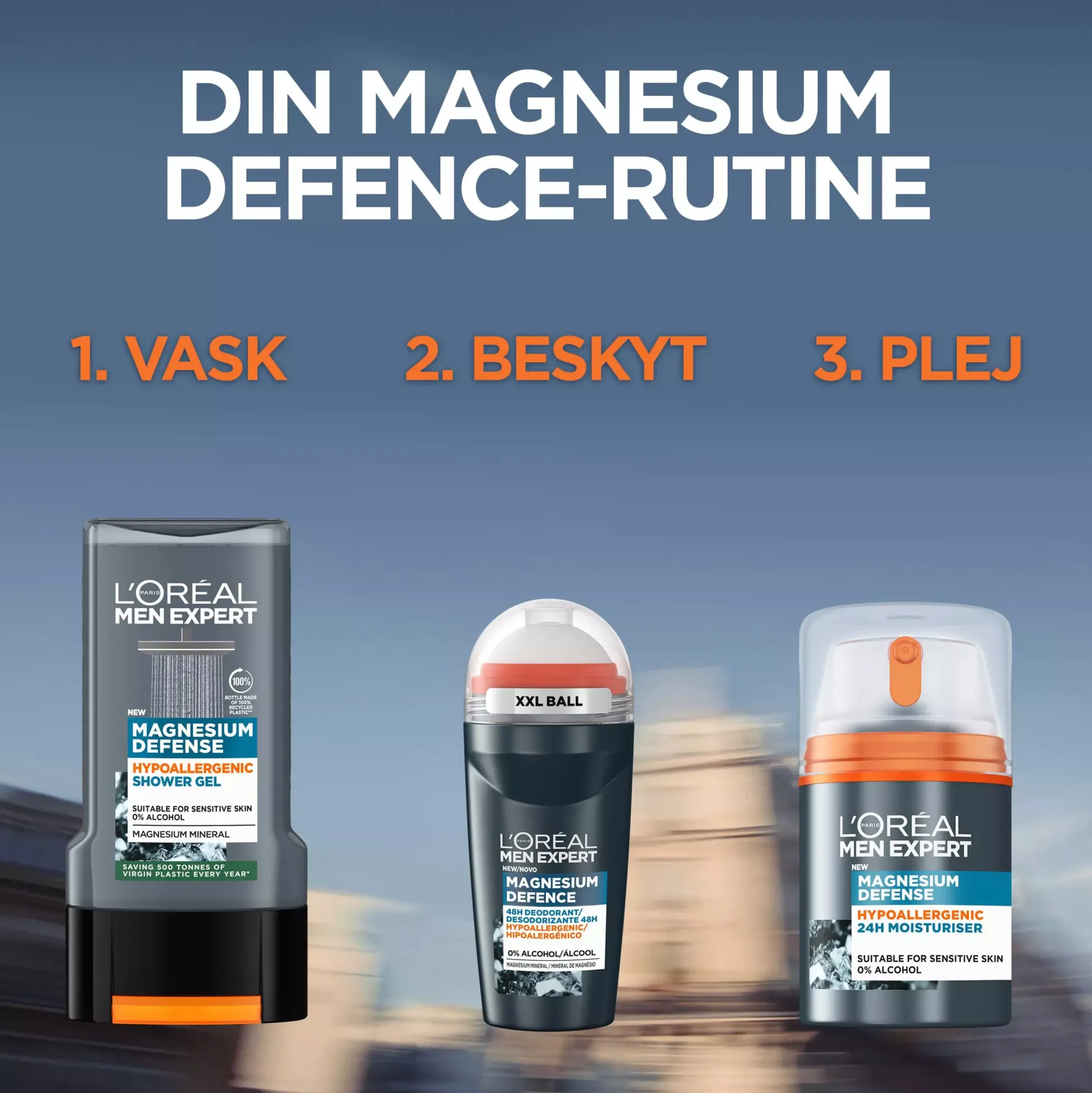 Loreal ParisMen Expert Deo Magnesium Defence Hypoallergenic 48H Deodorant 50 ml