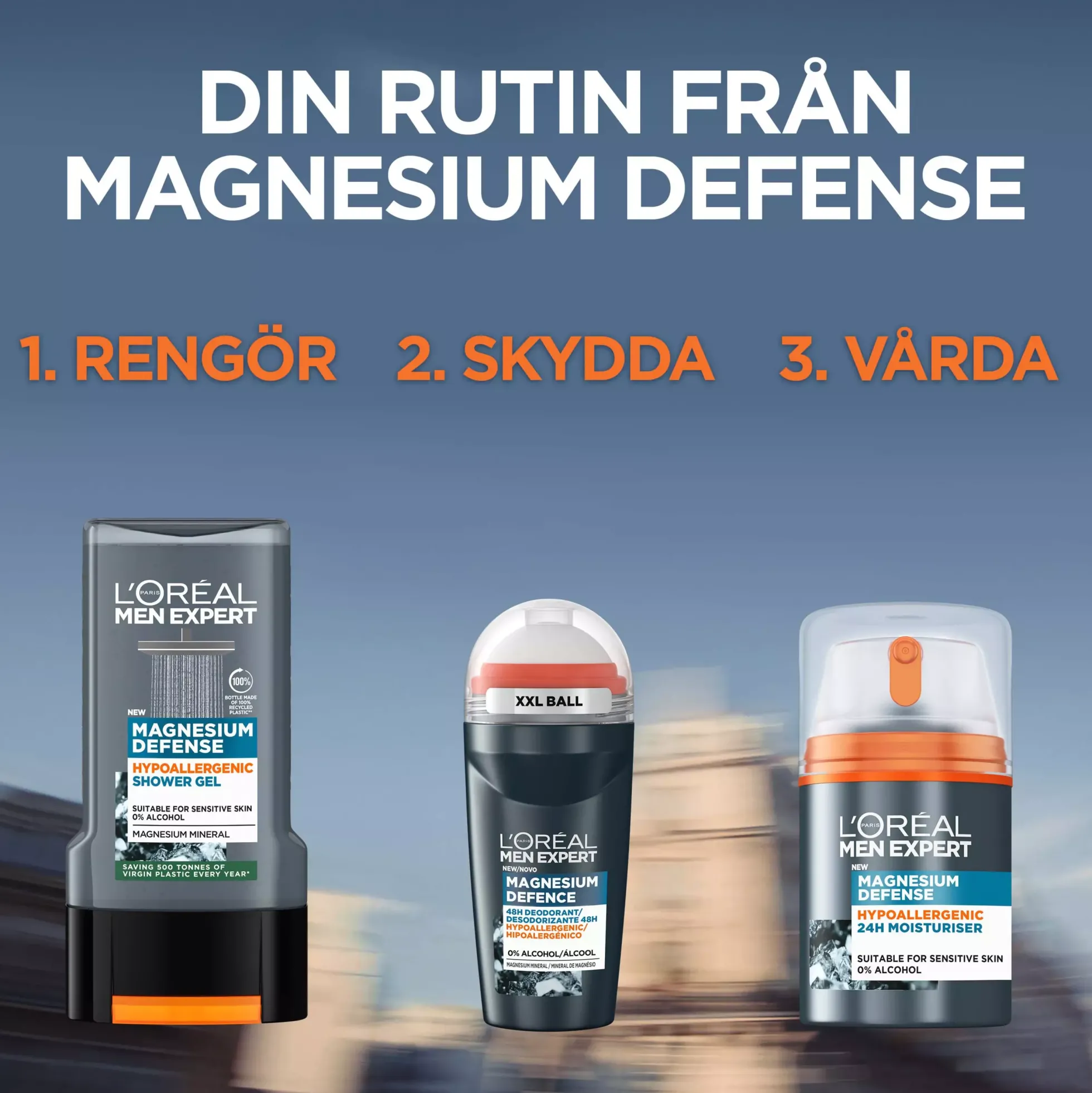 Loreal ParisMen Expert Deo Magnesium Defence Hypoallergenic 48H Deodorant 50 ml