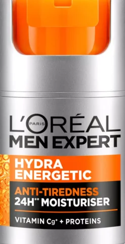 Loreal ParisMen Expert Hydra Energetic 24H Anti-Tiredness Moisturiser for Normal Skin 50 ml