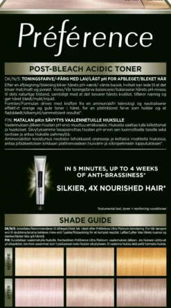 Loreal ParisPréférence Le Blonding Toner Platinum Ice