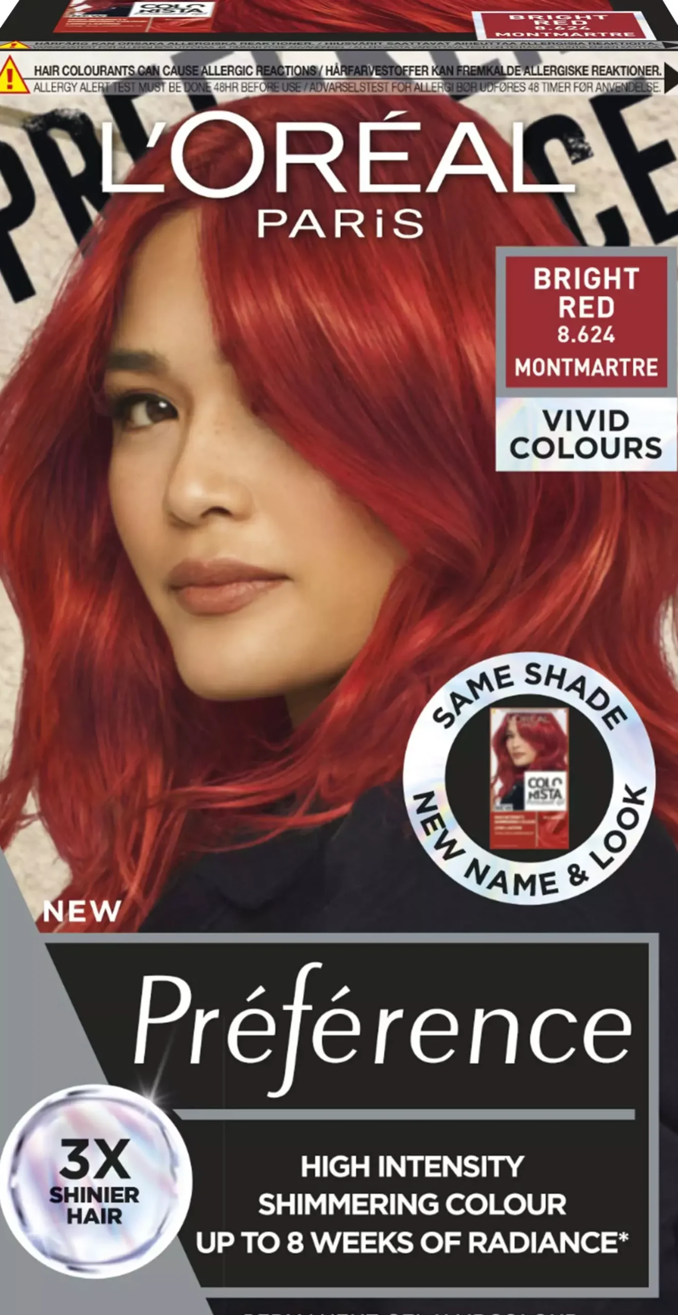 Loreal ParisPréférence Vivids Bright Red 8.624