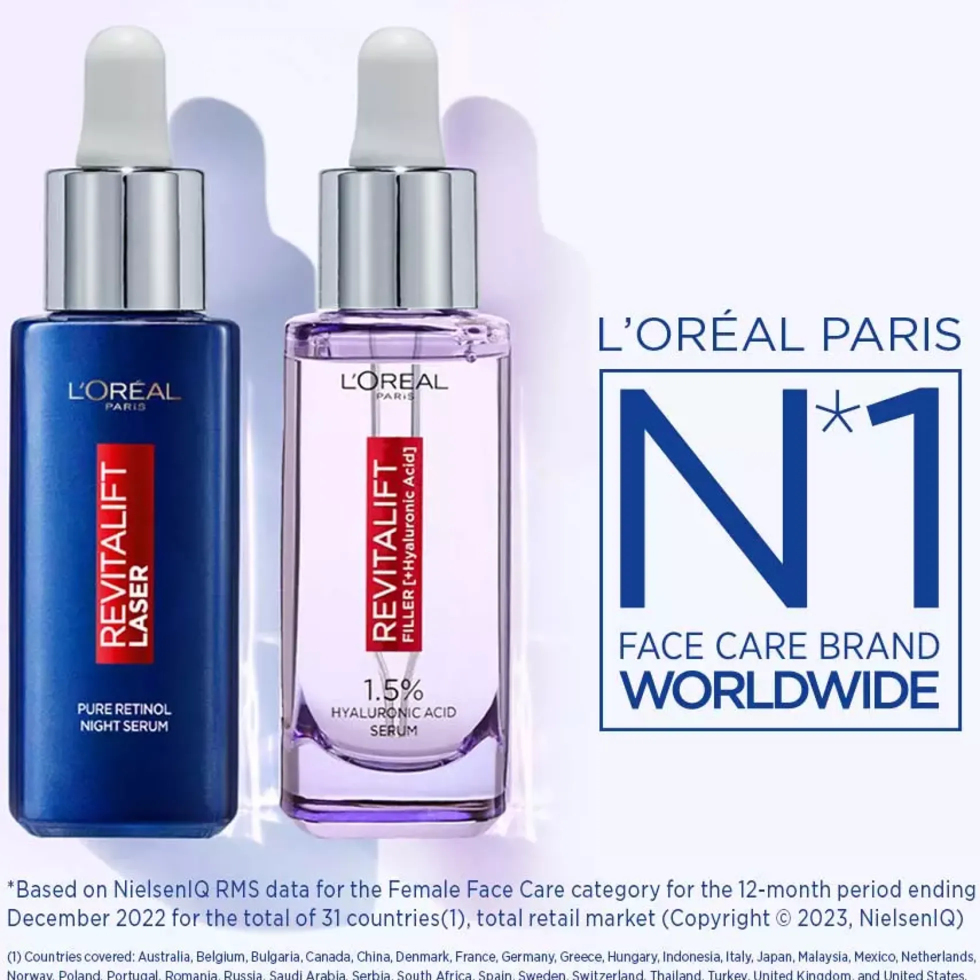Loreal ParisRevitalift Bundle Serum 30 ml & Night Serum 30 ml