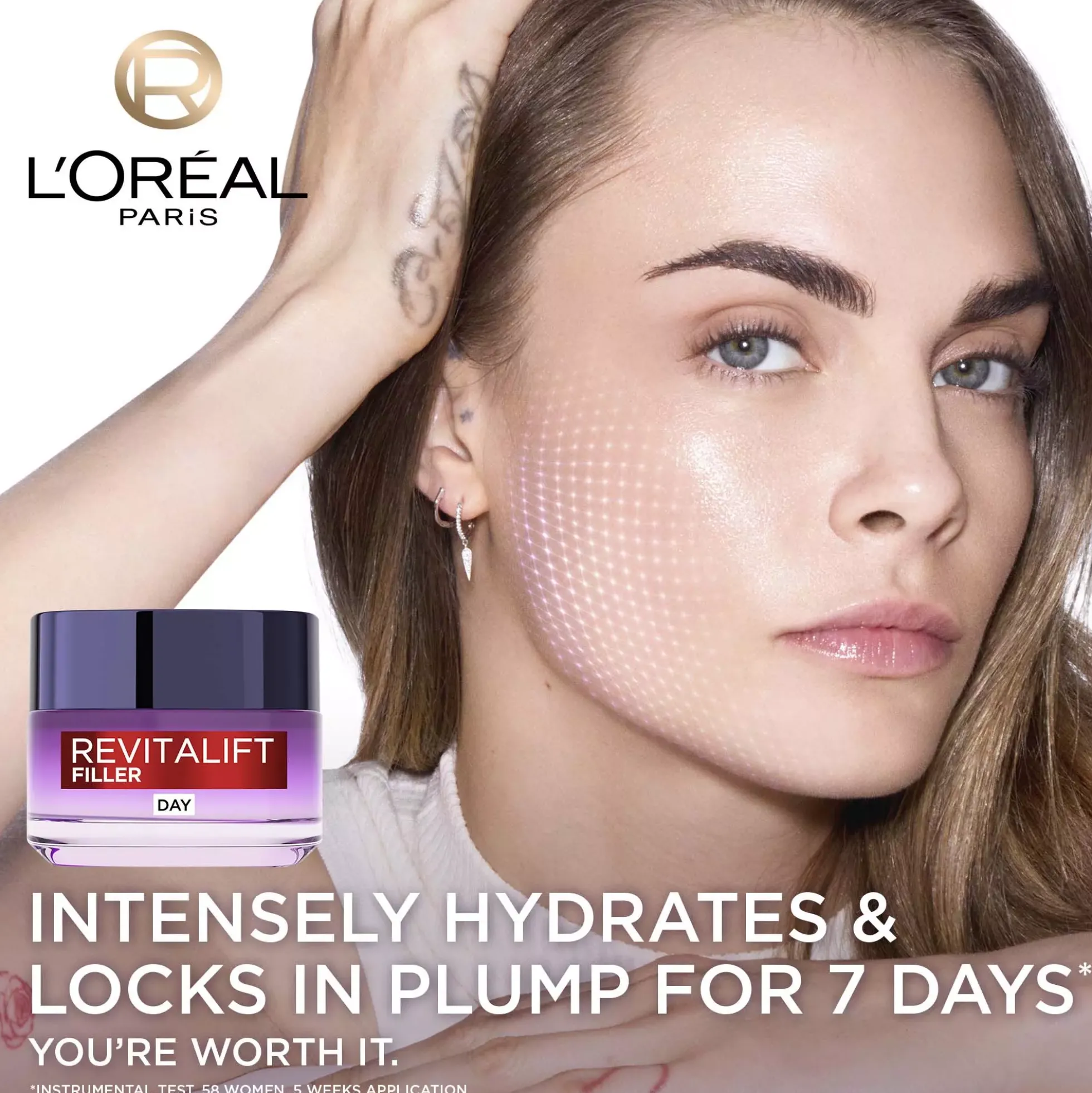 Loreal ParisRevitalift Filler Day Cream for Normal Skin 50 ml