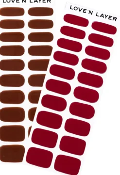 Love'n Layer Mix Burgundy Red ​& Chocolate Brown​