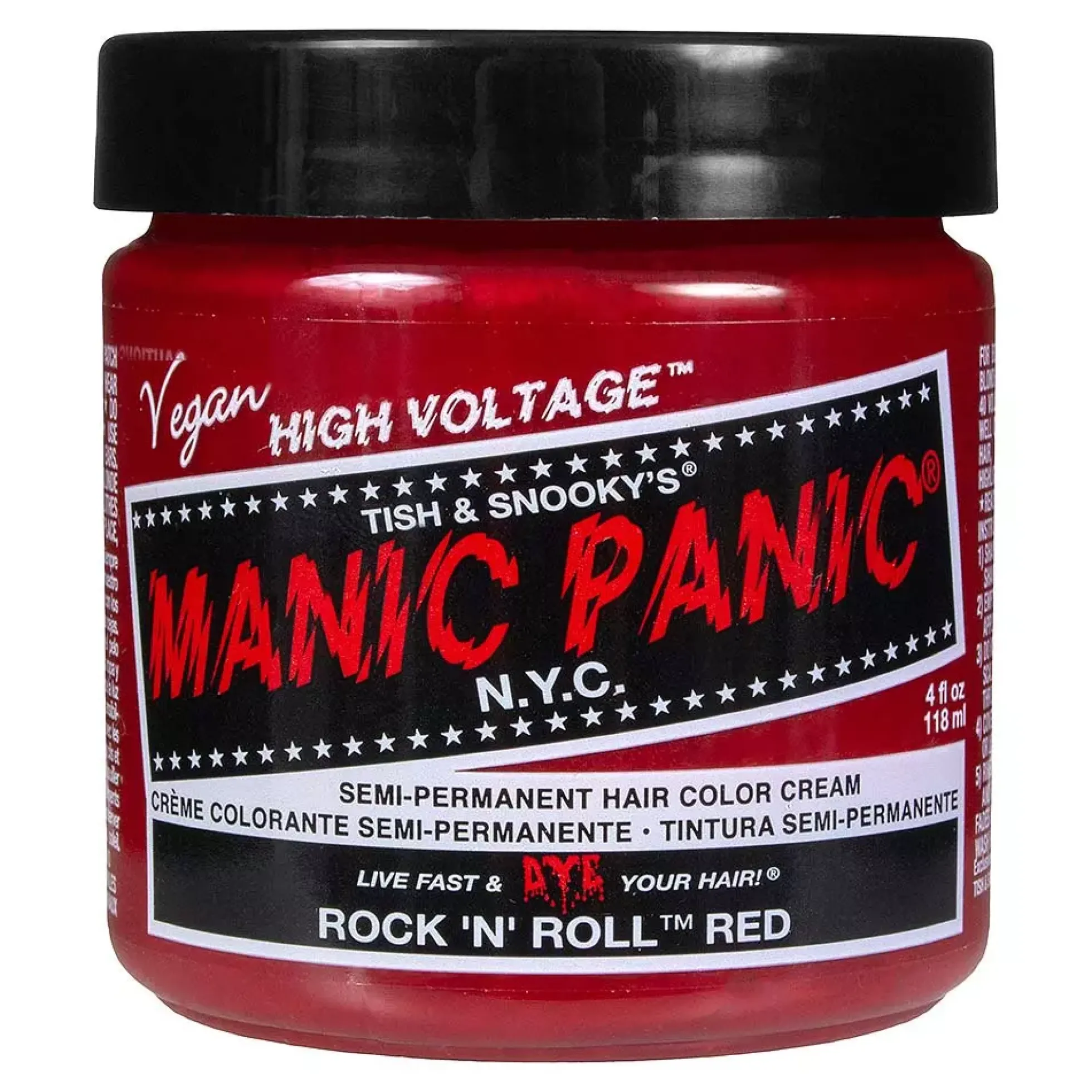 Manic Panic Semi-Permanent Hair Color Cream Rock 'n' Roll Red