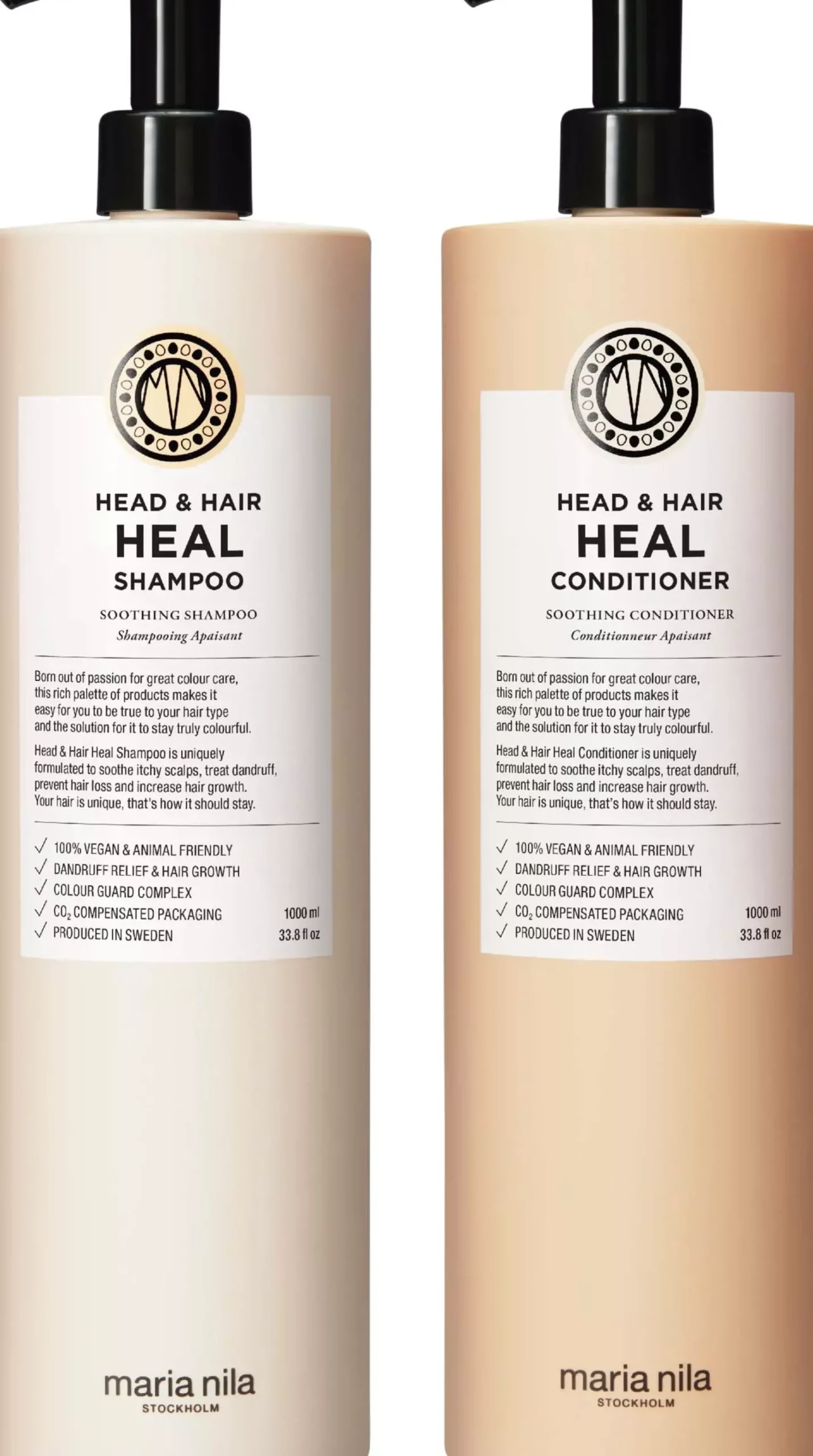 maria nilaHead & Hair Heal Bundle Shampoo 1000 ml & Conditioner 1000 ml