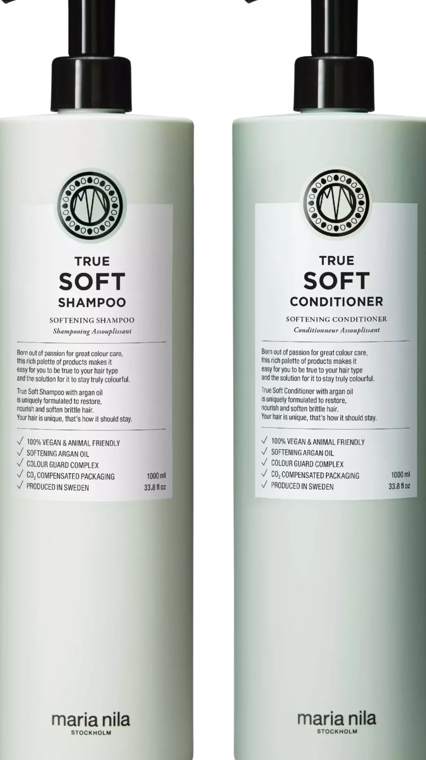 maria nilaTrue Soft Bundle Shampoo 1000 ml & Conditioner 1000 ml