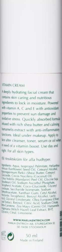 Marja Entrich Vitamin Cream 50 ml