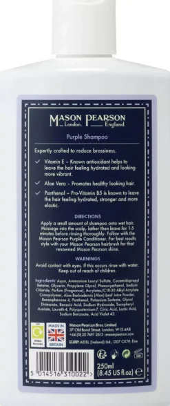 Mason Pearson Purple Shampoo 250 ml