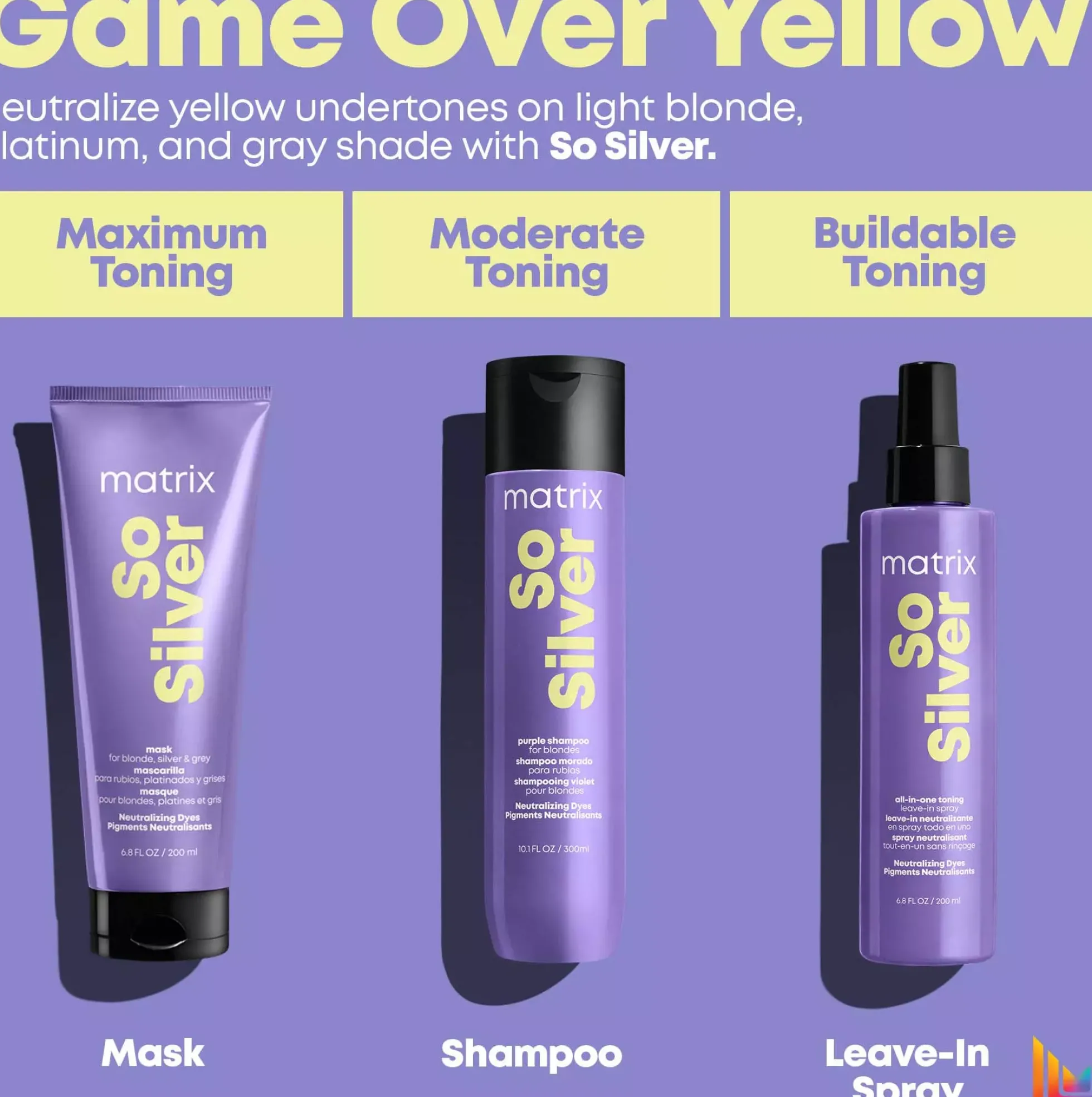MatrixSo Silver Total Results Purple Shampoo 300 ml