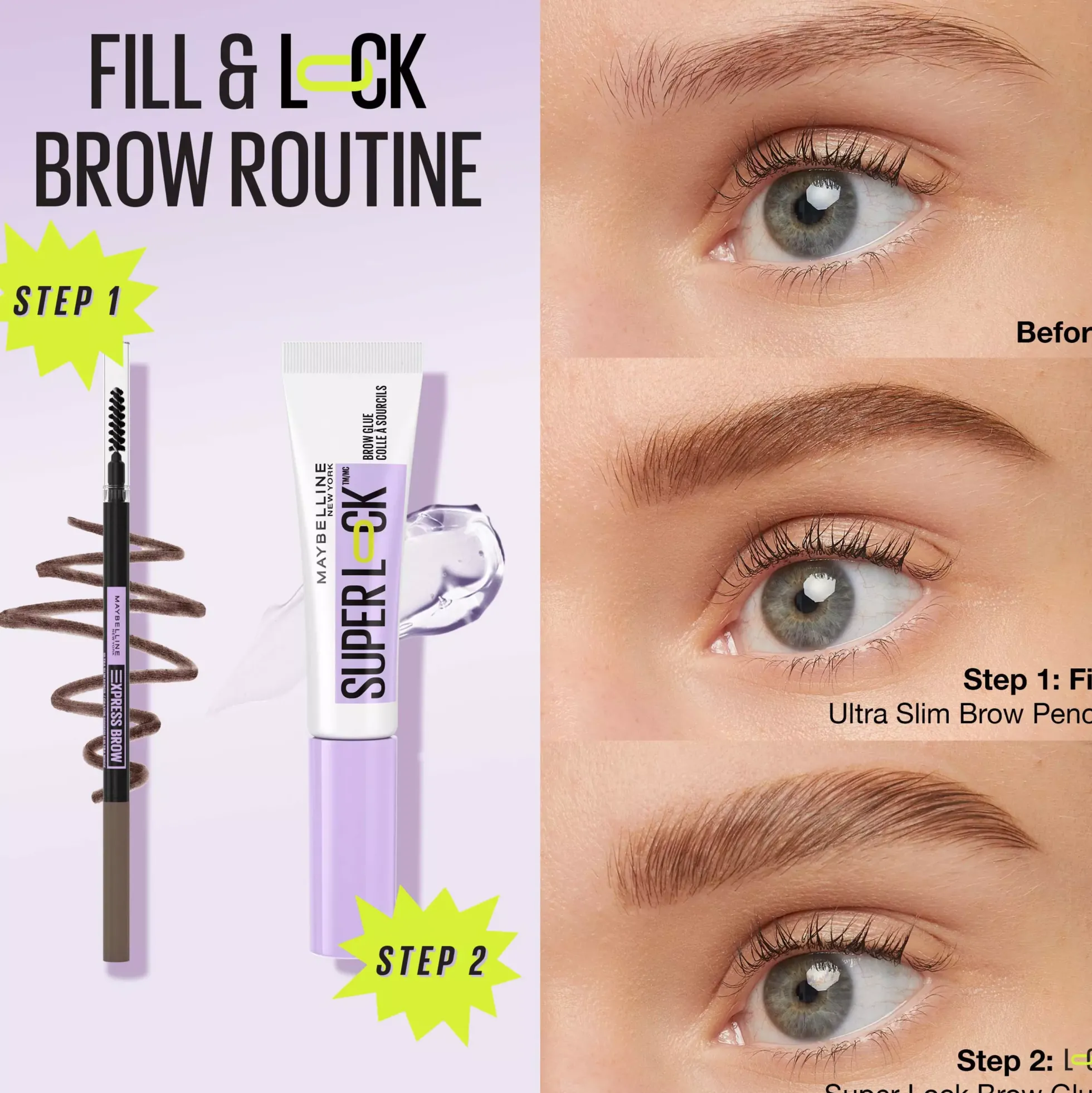 Maybelline New York Superlock Brow Glue 8 g