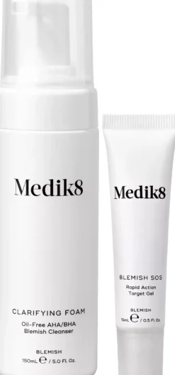 Medik8 Acne Bundle Cleansing Foam 150 ml & Blemish SOS 15 ml
