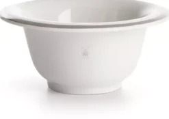 Mühle Porcelain Shaving Bowl Platinum Rim White