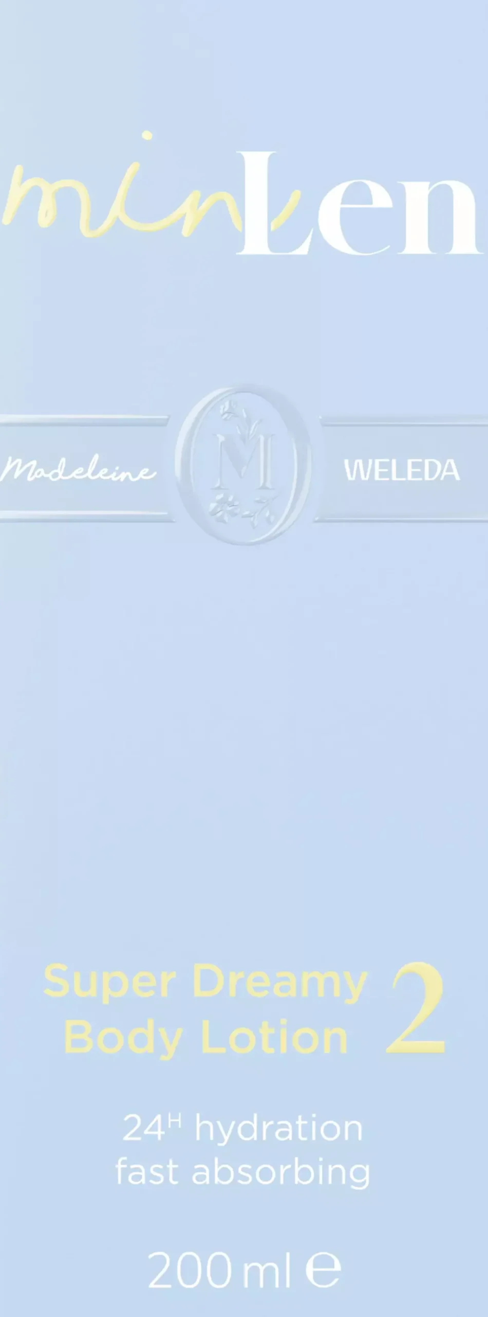 MinLen Super dreamy body lotion 200 ml
