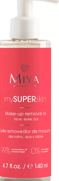 Miya Mysuperskin Make-Up Removal Oil Face, Eyes And Lips 140 ml