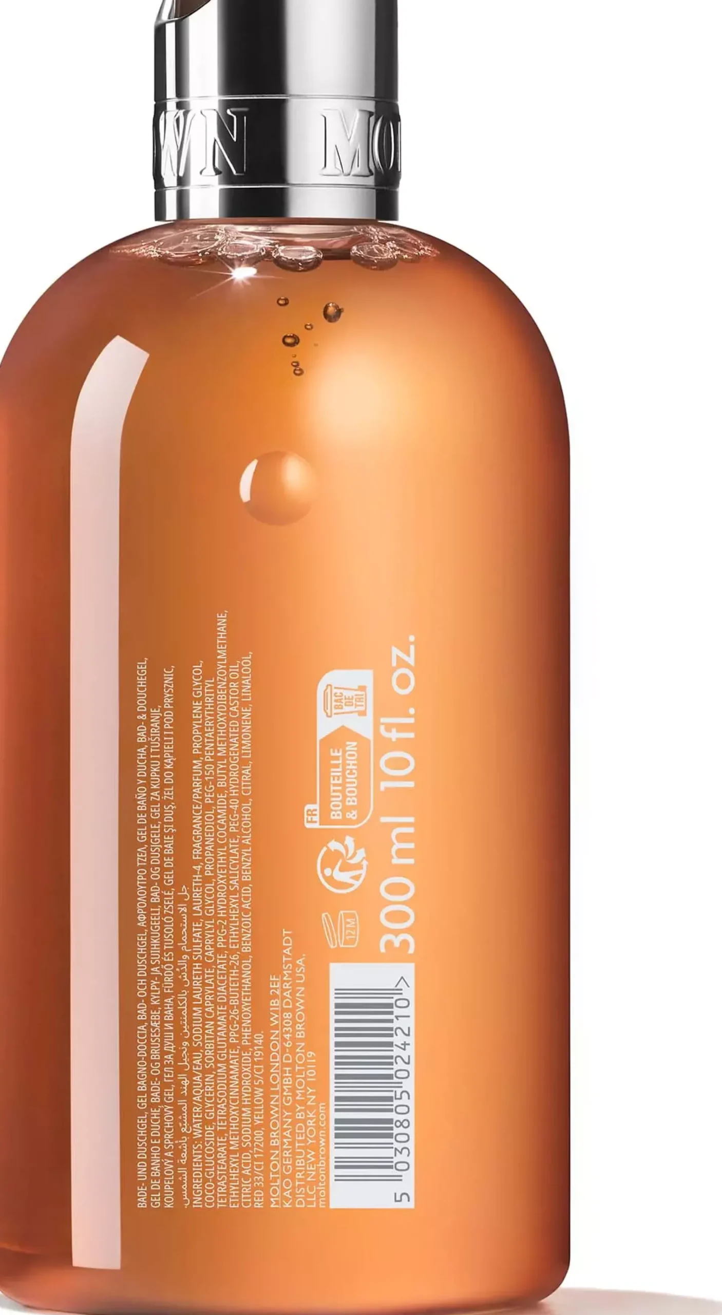 Molton Brown Sunlit Clementine & Vetiver Bath & Shower Gel 300 ml