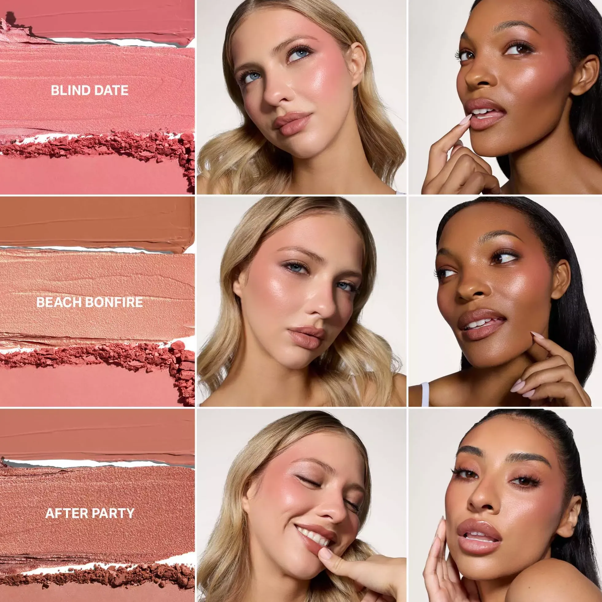 Morphe Cheek Thrills Multi-Finish Face Trio Beach Bonfire
