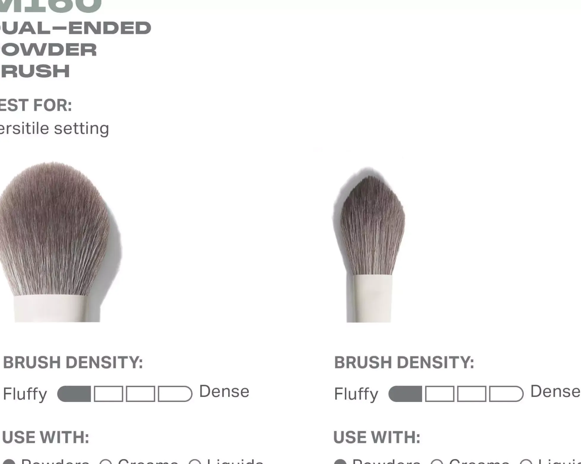Morphe M160 Dual-Ended Powder Brush