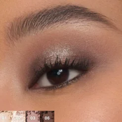 Morphe 6-Pan Eyeshadow Palette Rich Glitch