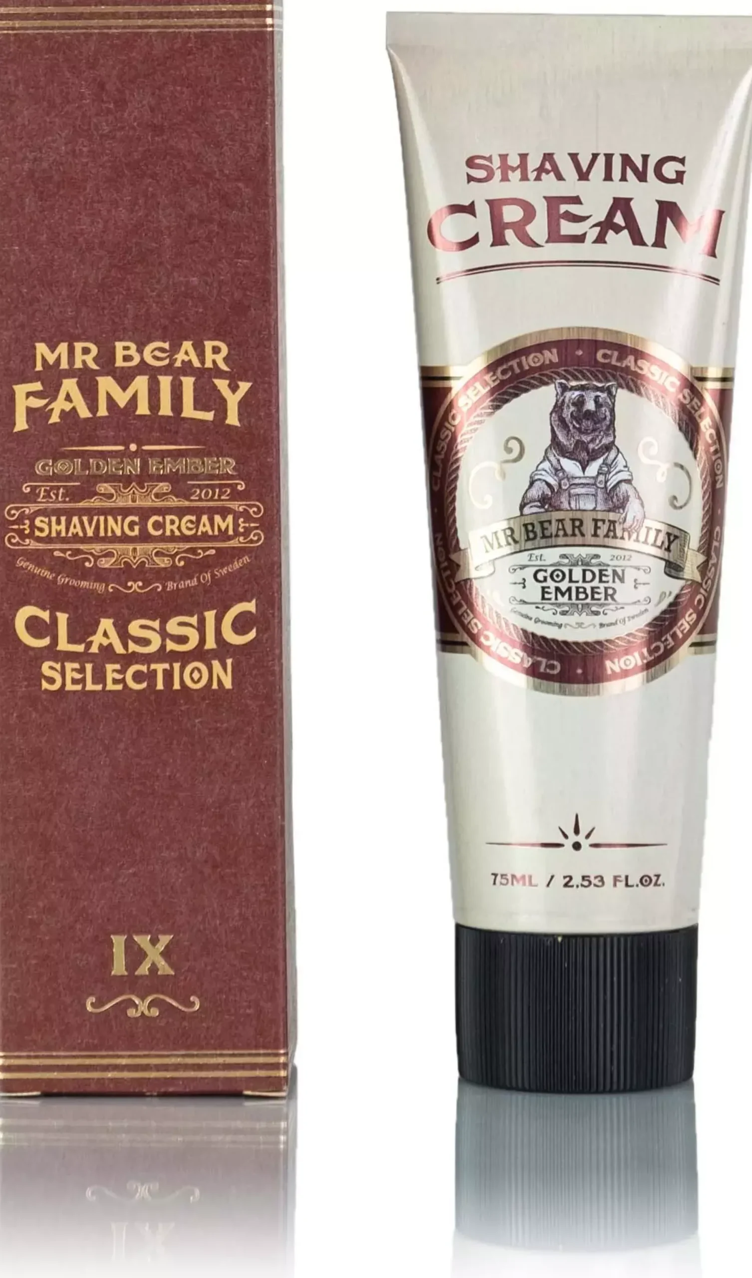 Mr Bear FamilyGolden Ember Shaving Cream 75 ml