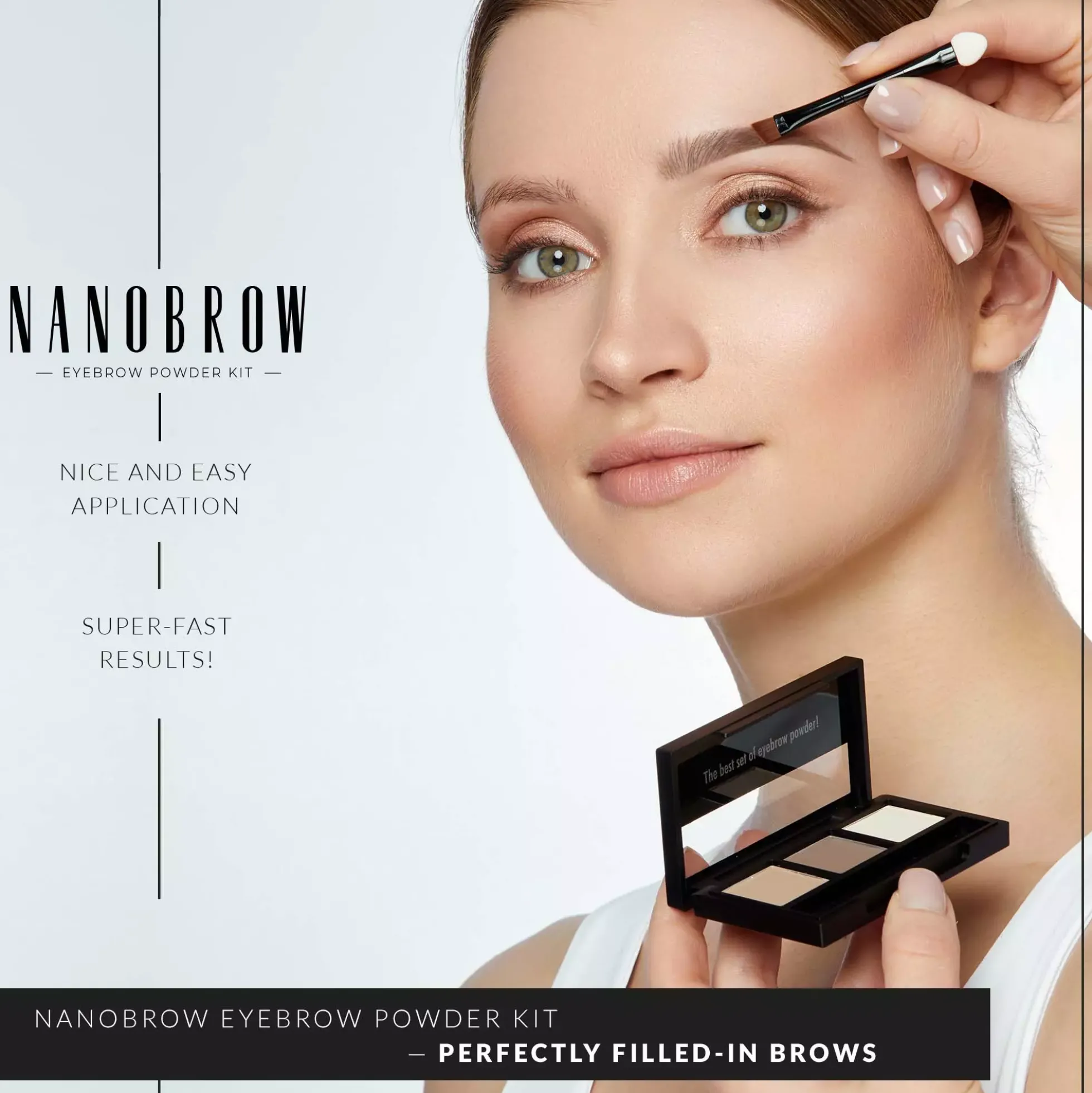 Nanobrow Eyebrow Powder Kit Dark