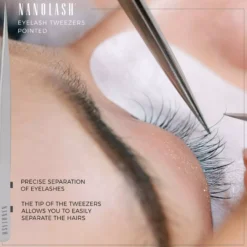 Nanolash Eyelash Tweezers Pointed