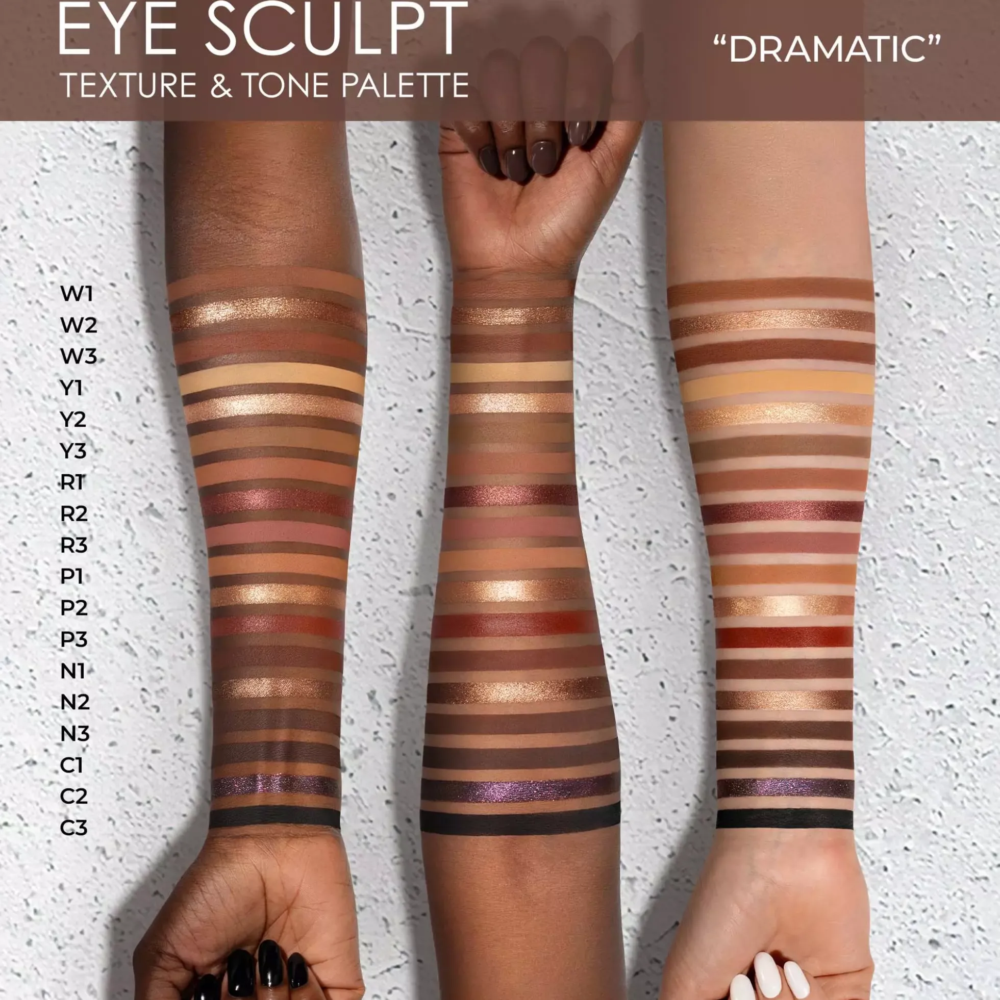 Natasha Denona Eye Sculpt Texture and Tone Palette Dramatic