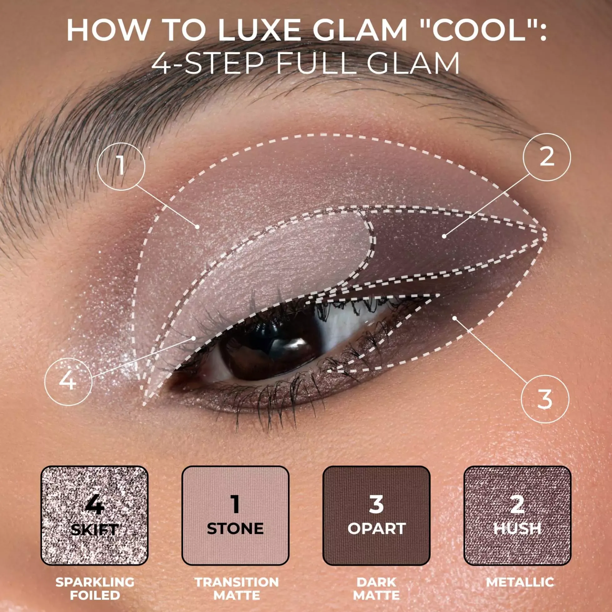 Natasha Denona Luxe Glam Compact Cool