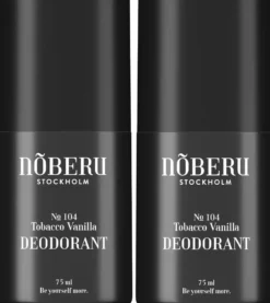Nõberu Stockholm Bundle Deodorant No 104 Tobacco Vanilla 75 ml x2