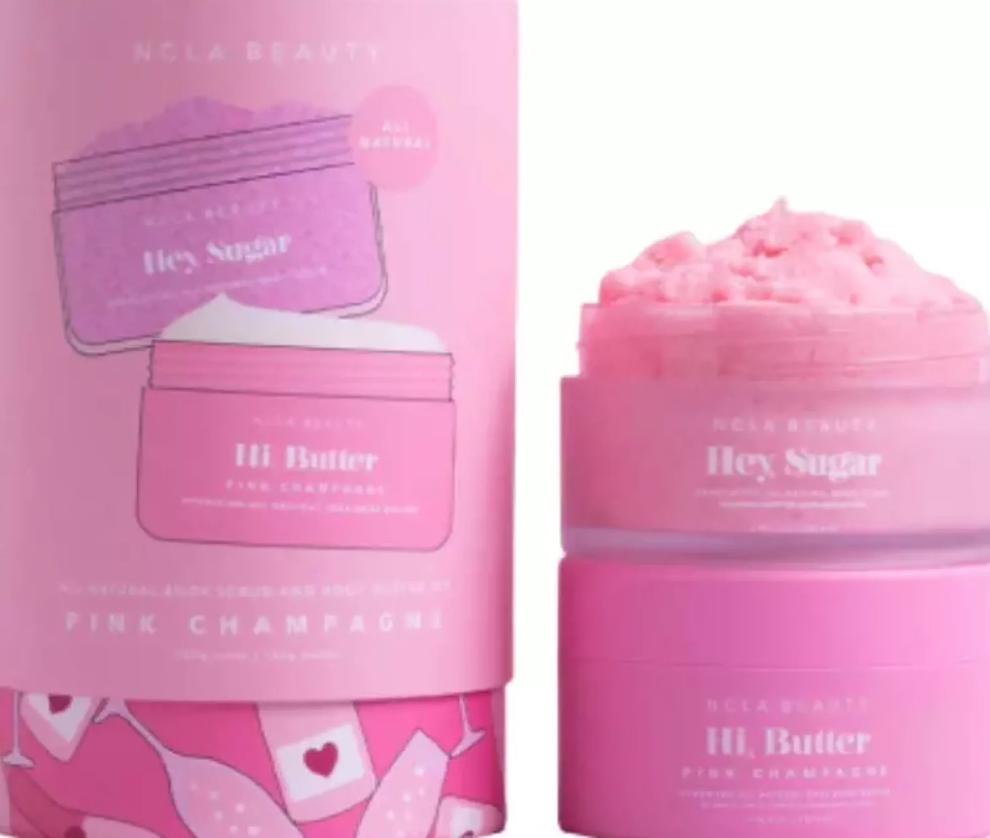 NCLA BeautyPink Champagne Pink Champagne Body Care Set