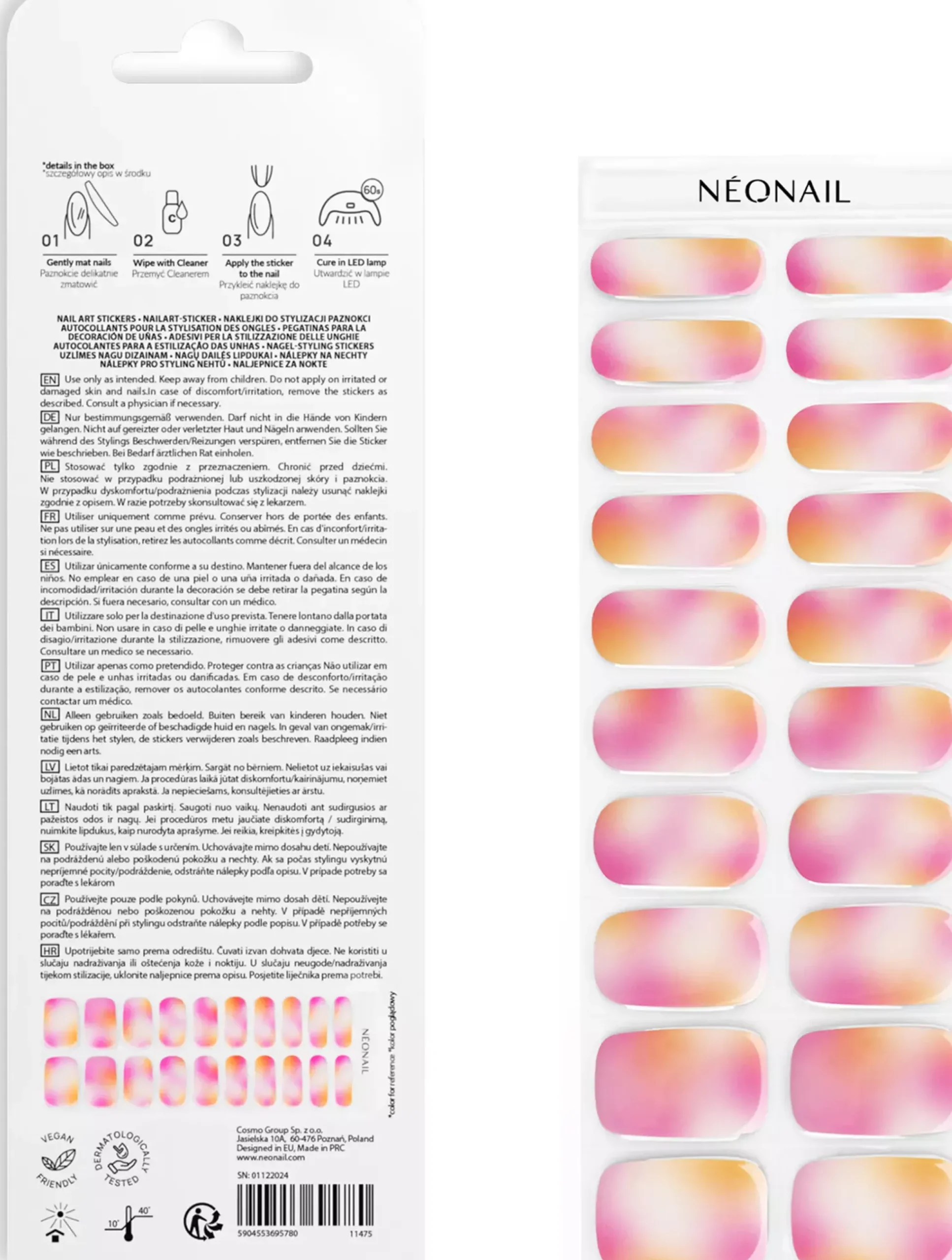 NEONAIL Gel Stickers Easy On Mani M14