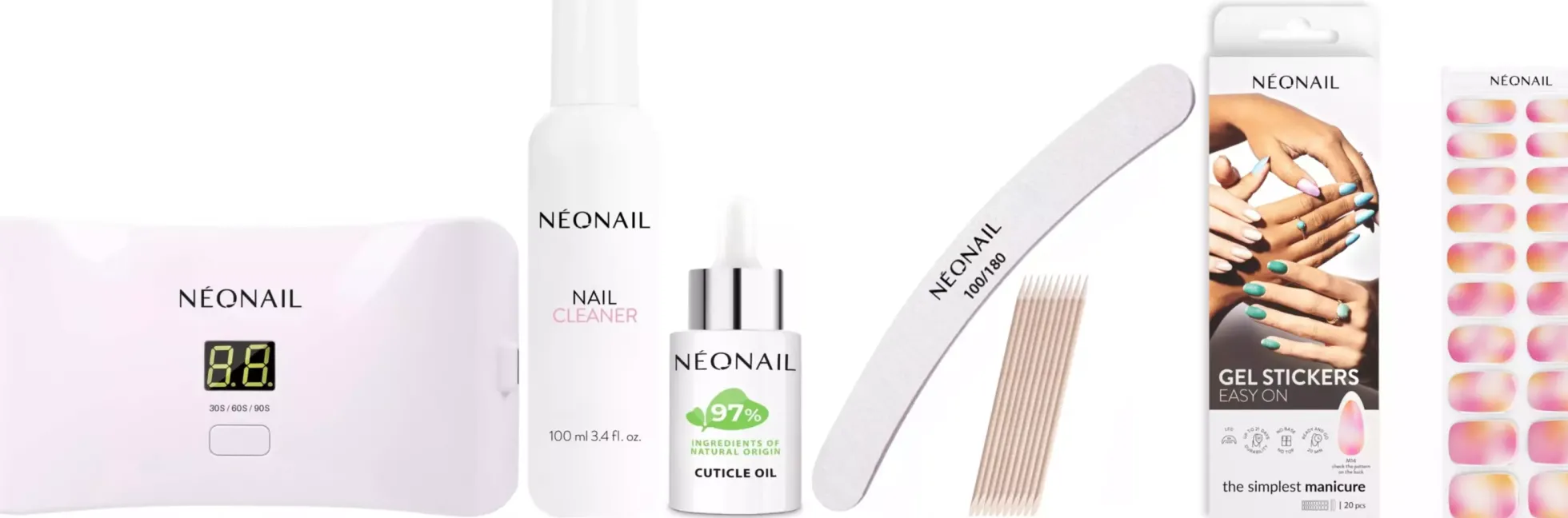 NEONAIL Gel Stickers Full Kit M14