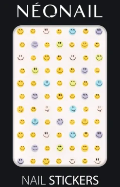 NEONAILLet Them Glow Nail Stickers Smileys