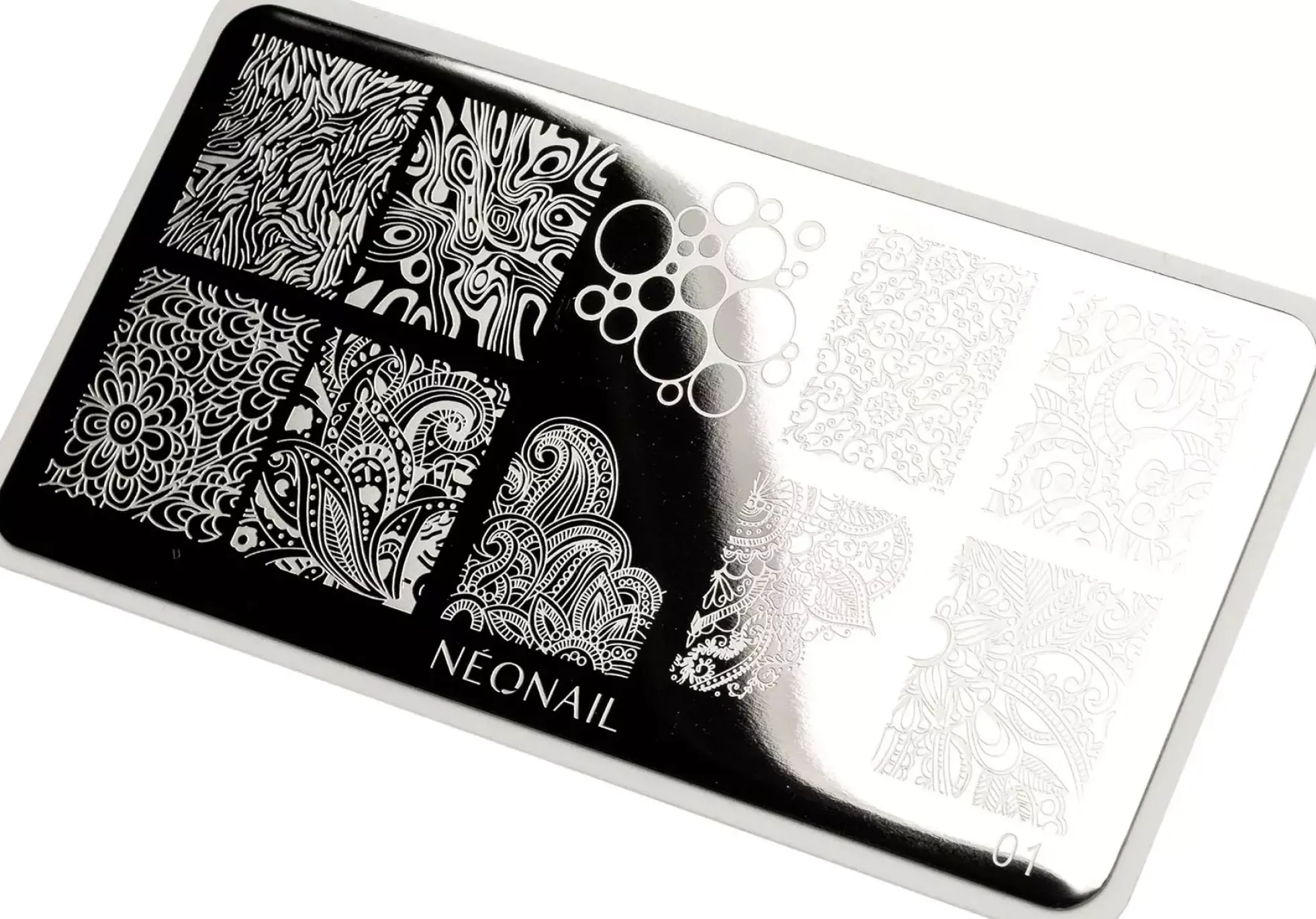 NEONAIL Stamping plate 01