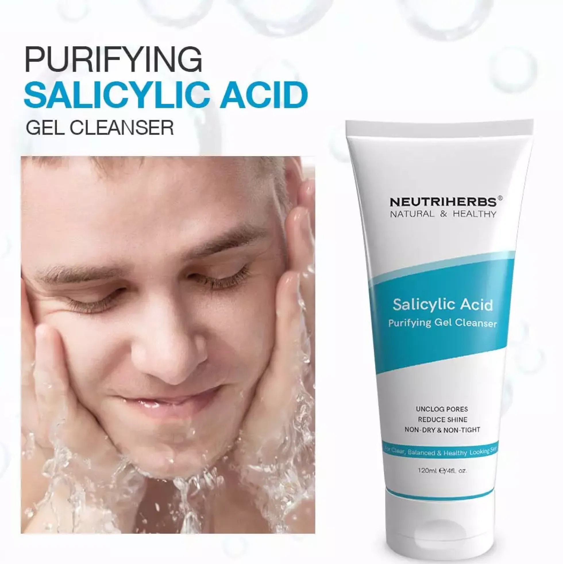 Neutriherbs Salicylic Acid Purifying Gel Cleanser 120 ml