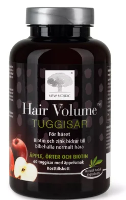 New Nordic Hair Volume - tuggisar 60 st
