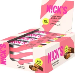 NICK'S Protein bar peanut butter 50 g x 12