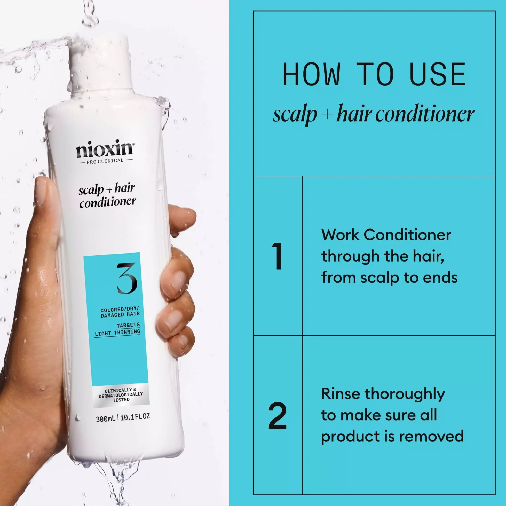 NioxinSystem 3 Conditioner for Colored Thinning Hair 1000 ml