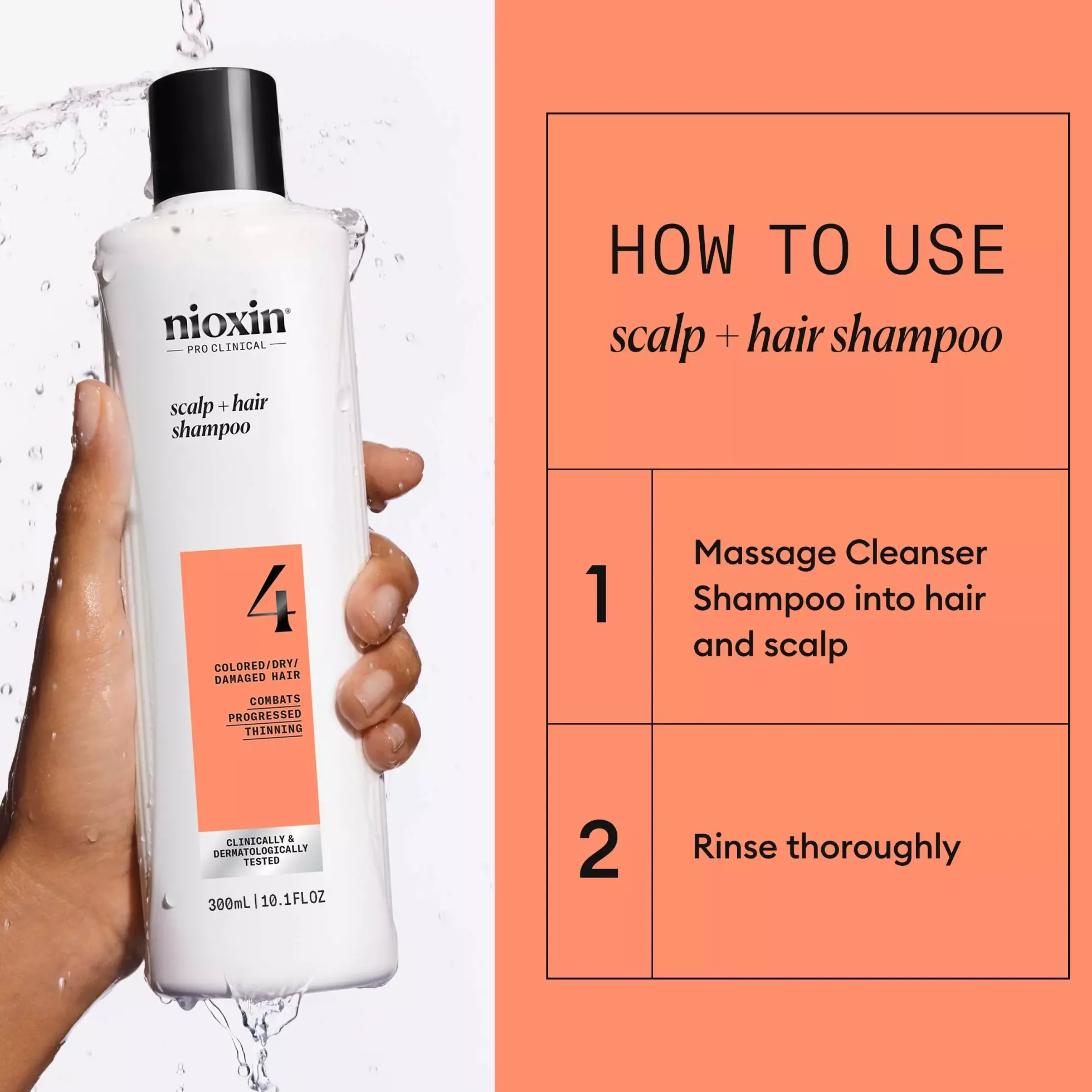 NioxinSystem 4 Shampoo for Colored Thinning Hair 1000 ml
