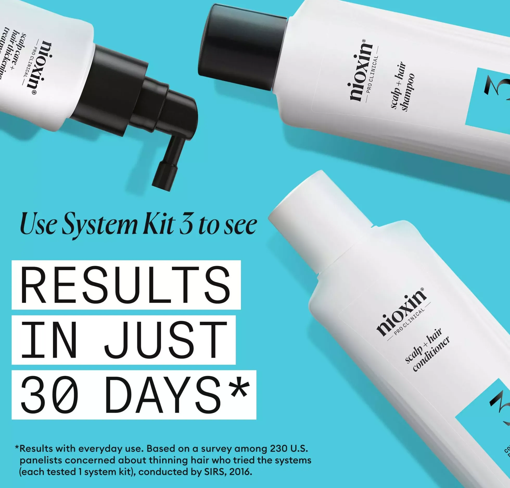 NioxinSystem 3 Shampoo for Colored Thinning Hair 300 ml