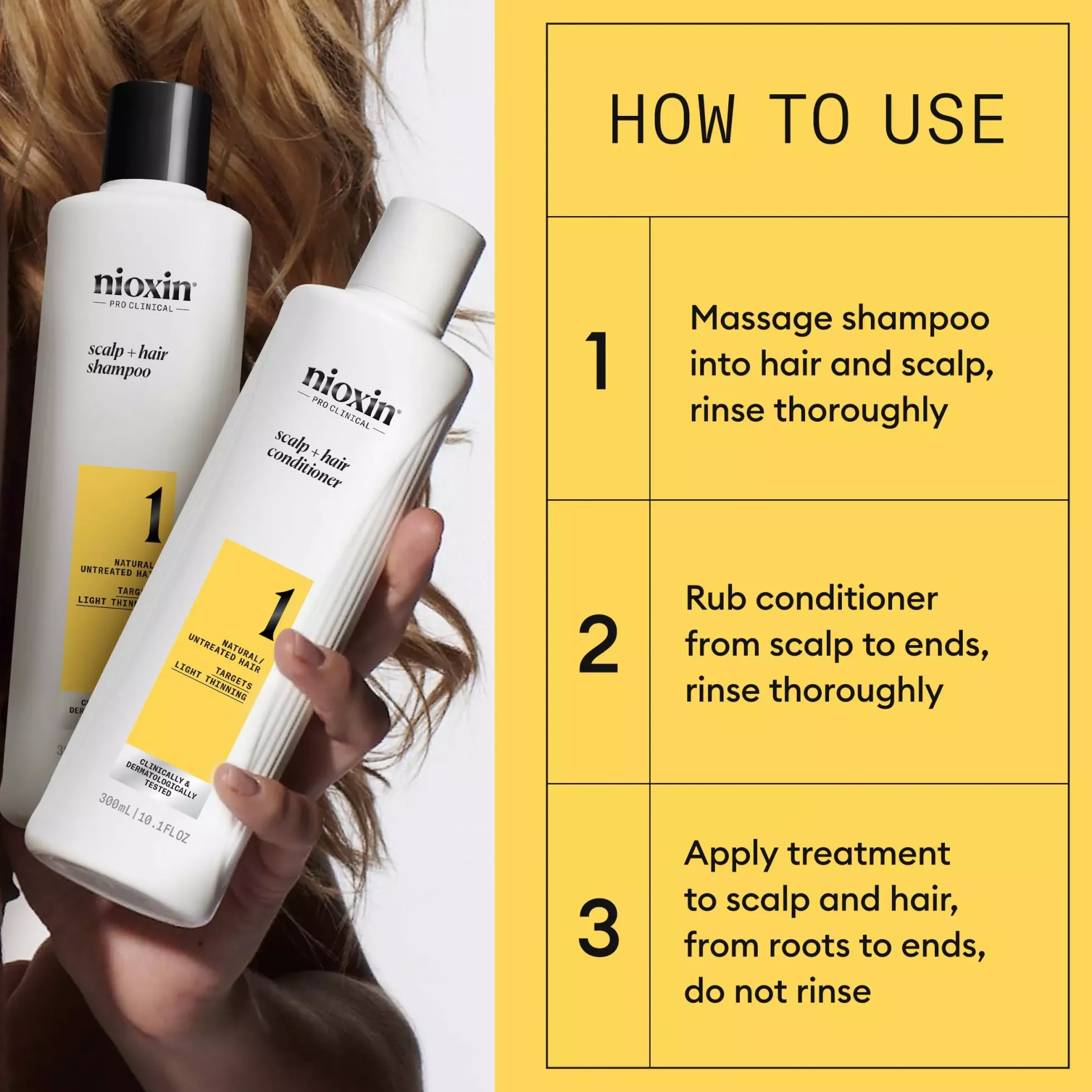 NioxinSystem 1 Trial Kit for Thinning Hair