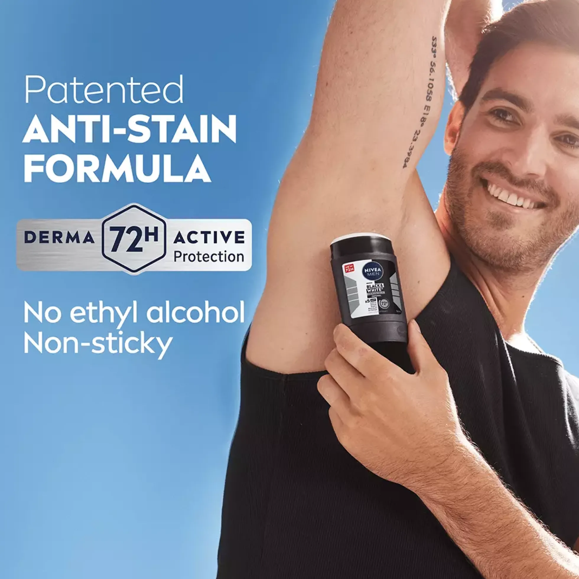 NIVEAMEN Black & White Anti-Perspirant Stick 50 ml