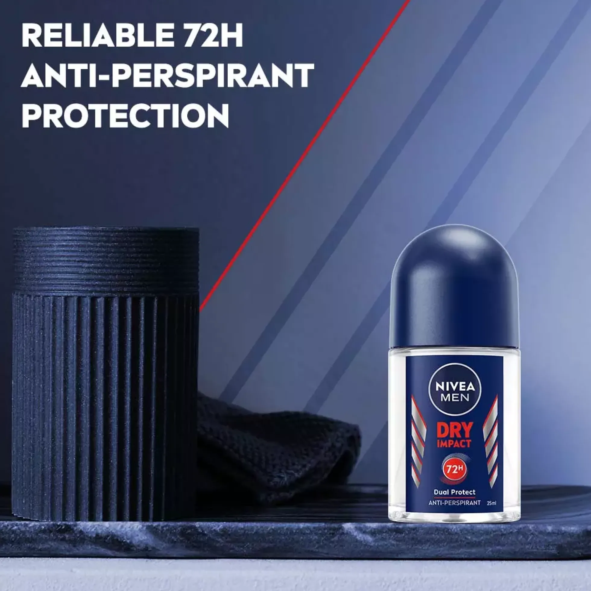 NIVEAMEN Dry Impact Roll On Mini 25 ml