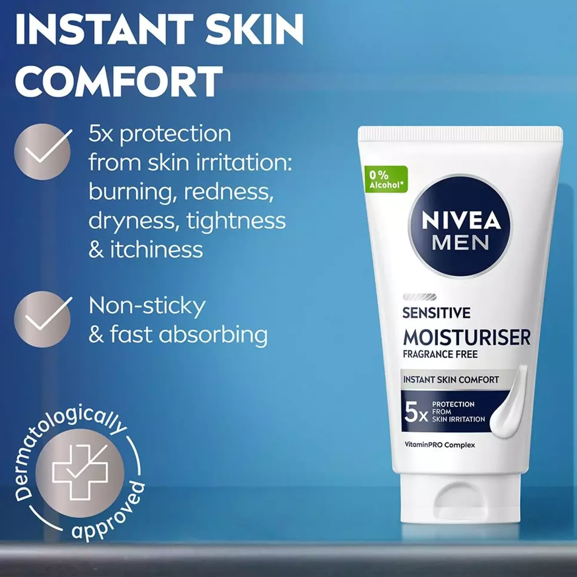 NIVEAMEN Sensitive Mosituriser Face Cream 75 ml