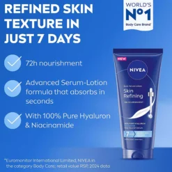 NIVEA Skin Refining Body Serum Lotion 200 ml