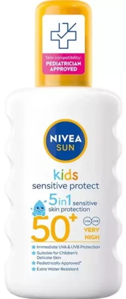 NIVEASUN Kids Sensitive Protect & Play Sun Spray SPF 50+ 200 ml