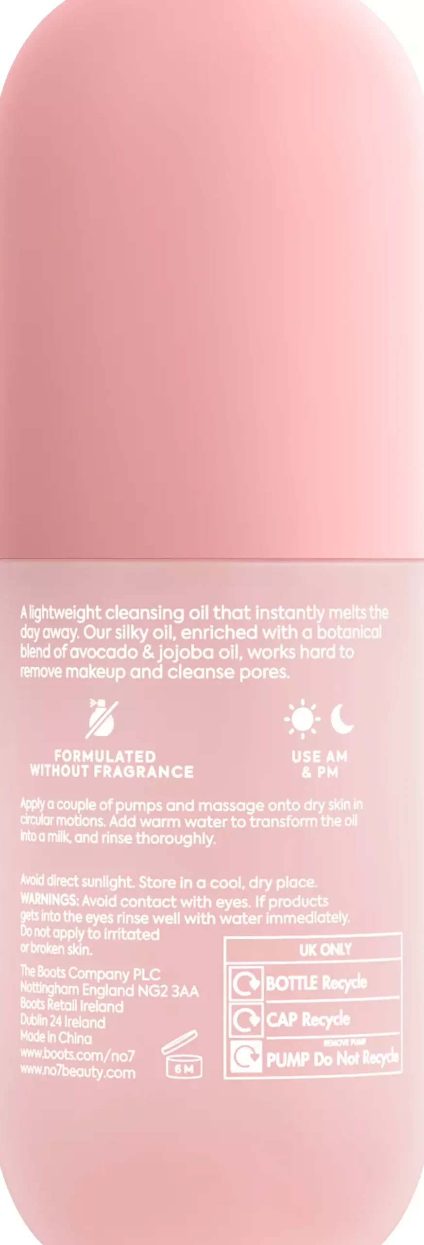 No7Good Intent Pore Buff Clarifying Cleansing Oil