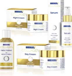 NovaclearCollagen Lift Action Kit - Day & Night Cream, Serum, Cleanser