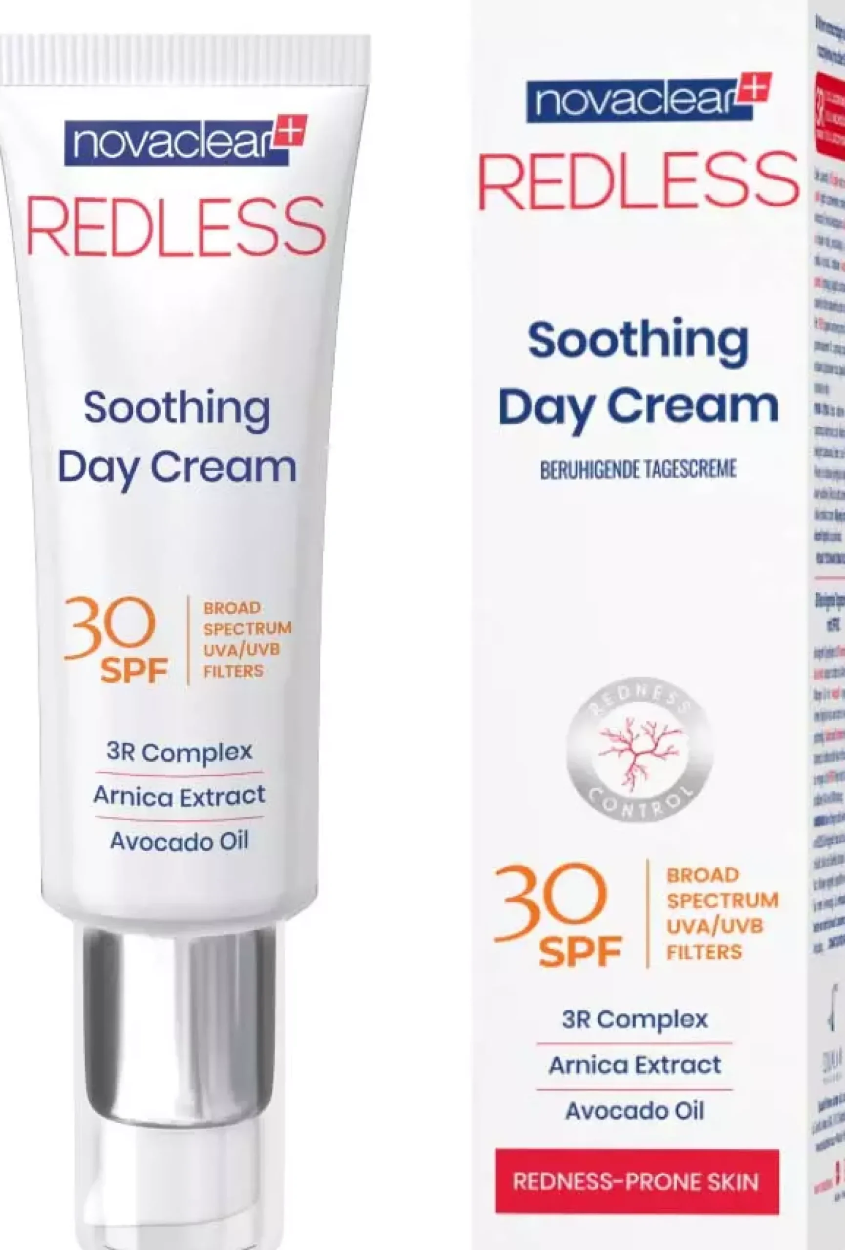 NovaclearRedless Soothing Day Cream SPF30 50 ml